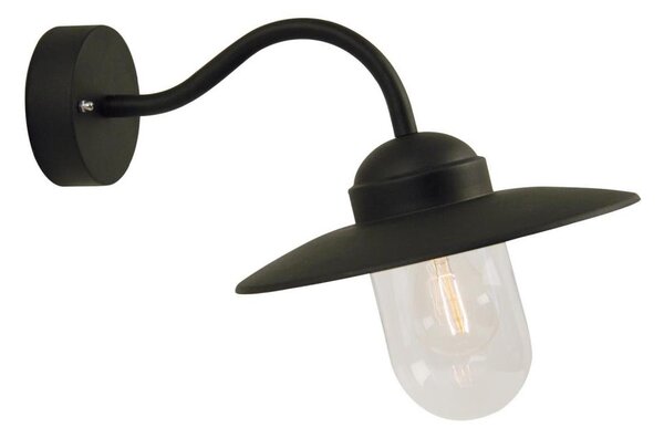 Nordlux - Vonkajšia nástenná lampa LUXEMBOURG 1xE27/60W/230V IP54 čierna