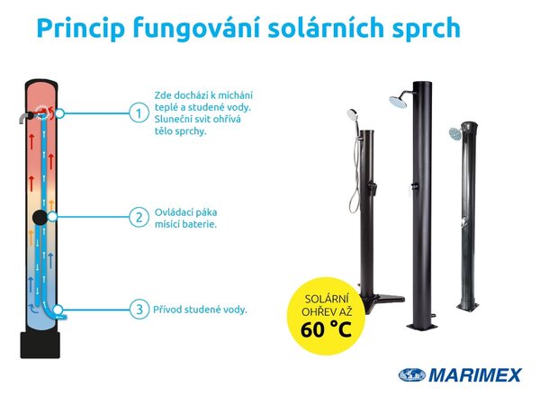 Marimex | Solárna sprcha UNO Economy 35 l | 10992080