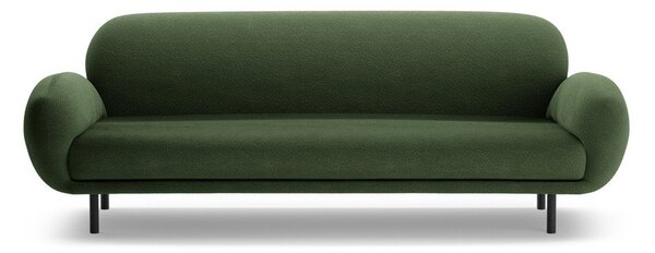 Zelená pohovka z textílie buklé 208 cm Poppy – Micadoni