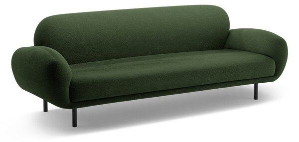Zelená pohovka z textílie buklé 208 cm Poppy – Micadoni