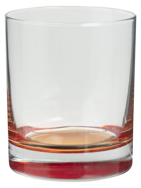 Sklenený pohár na vodu Color 300 ml sada 6ks