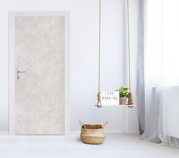 DIMEX | Samolepiace fólie na dvere 99-6340 | šírka 90 cm | BETÓN SVETLÝ