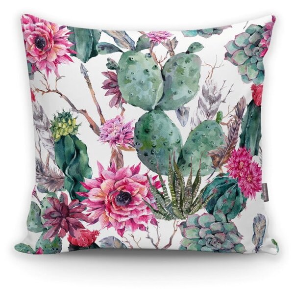 Obliečka na vankúš Minimalist Cushion Covers Cactus And Roses, 45 × 45 cm