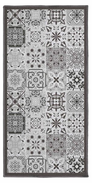 Sivý prateľný behúň 50x120 cm Persane – douceur d'intérieur