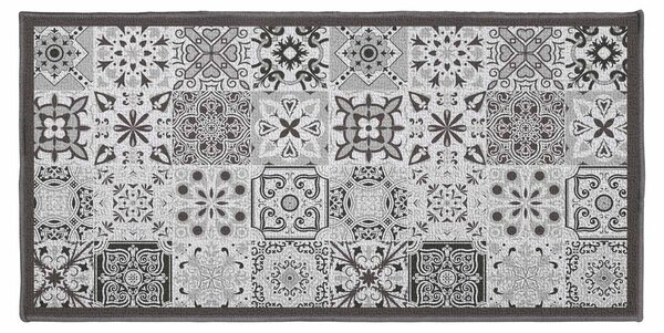 Sivý prateľný behúň 50x120 cm Persane – douceur d'intérieur