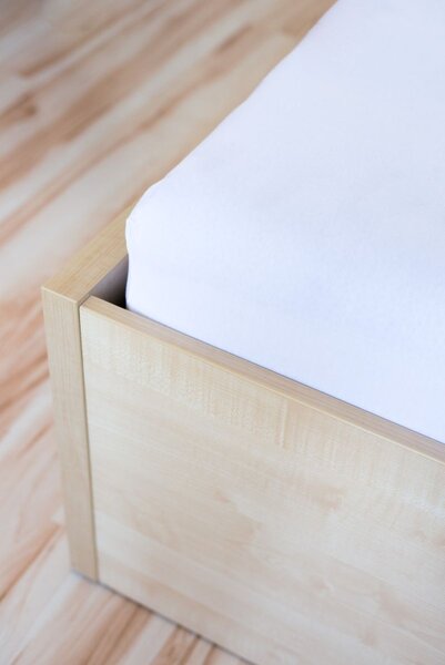 AMIDO-EXQUISIT Biela posteľná plachta Jersey Rozmer: 200 x 200 cm J40_000