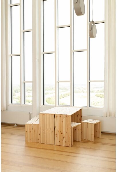 Jedálenský stôl z borovicového dreva 79x124 cm Join-In – Karup Design