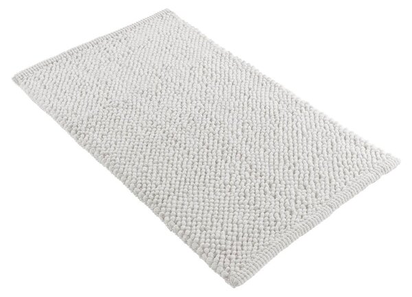 Biela kúpeľňová predložka 50x80 cm Yanis – douceur d'intérieur