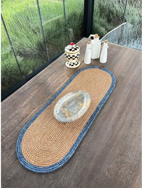 Jutový behúň na stôl 35x100 cm Wicker – Mila Home Luxury