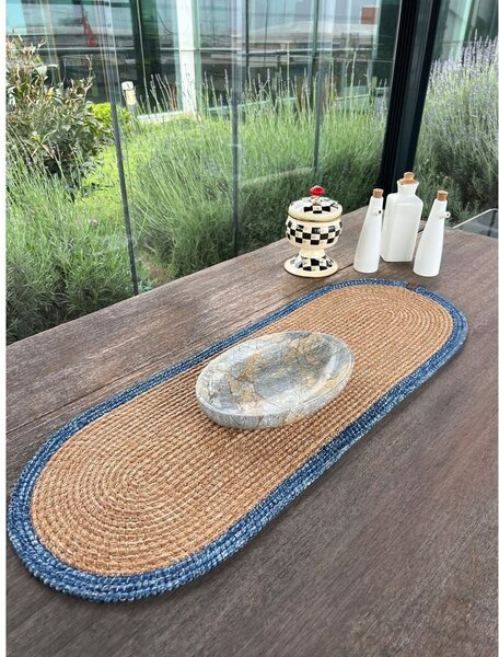 Jutový behúň na stôl 35x100 cm Wicker – Mila Home Luxury