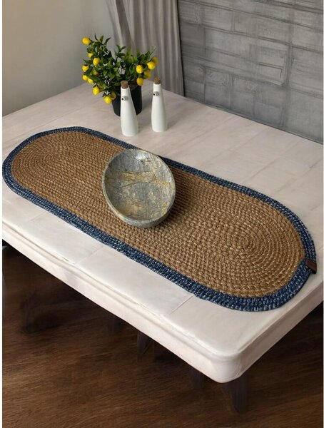 Jutový behúň na stôl 35x100 cm Wicker – Mila Home Luxury