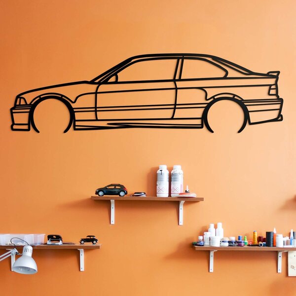 DUBLEZ | Minimalistický drevený obraz - BMW e36