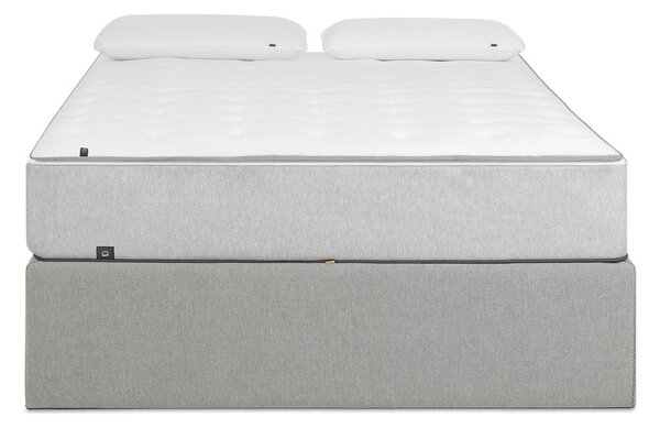 Čierna čalúnená dvojlôžková posteľ s úložným priestorom 180x200 cm Matters – Kave Home