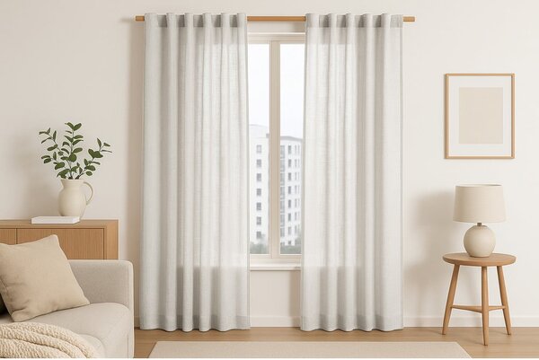 Krémovobiely záves 140x250 cm Valeta – Restilo