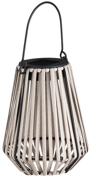 Lampa Strend Pro Garden, solárna, závesná, ratan, 12x12x24 cm