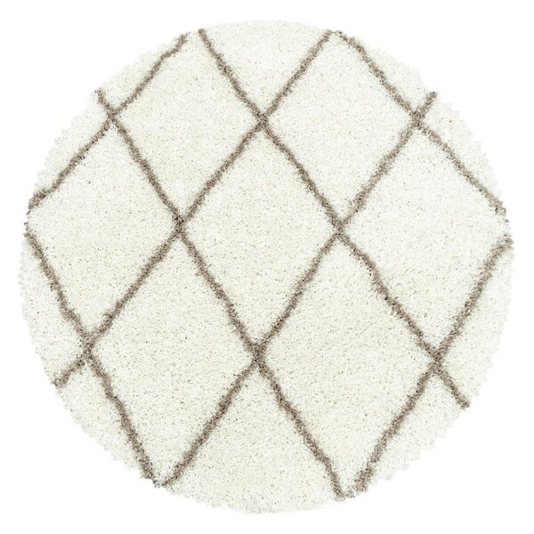Krémový okrúhly koberec ø 120 cm Alvor – Ayyildiz Carpets