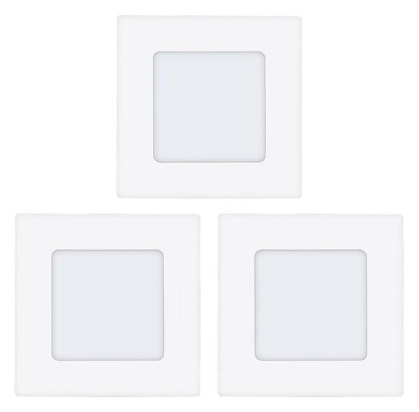 Eglo 78196 - SADA 3x LED zápustných stropných svietidiel 3xLED/2,7W/230V