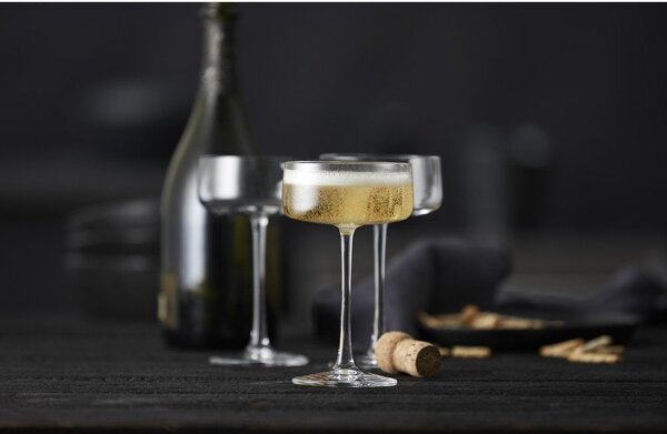Poháre v súprave 4 ks na sekt 260 ml Zero – Lyngby Glas