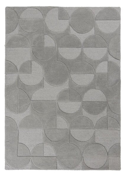 Sivý koberec z vlny Flair Rugs Gigi, 160 × 230 cm