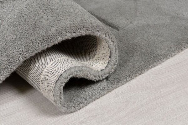 Sivý koberec z vlny Flair Rugs Gigi, 120 × 170 cm