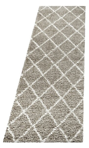Svetlohnedý behúň 80x250 cm Alvor – Ayyildiz Carpets