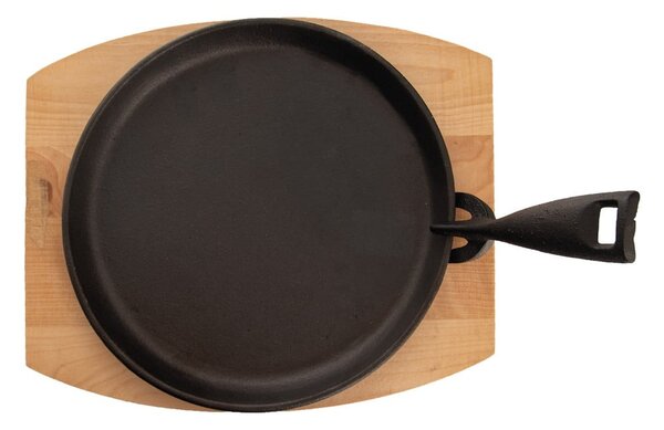Grilovacia liatinová panvica s odnímateľnou rukoväťou ø 22 cm LITINA – Orion