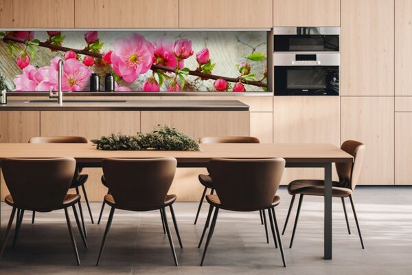 DIMEX | Dibond doska za kuchynskú linku | DBW-26060-053 Sakura | 260 x 60 cm