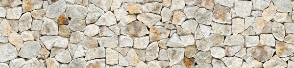 DIMEX | Dibond doska za kuchynskú linku | DBW-26060-249 Krémový kamenný múr | 260 x 60 cm
