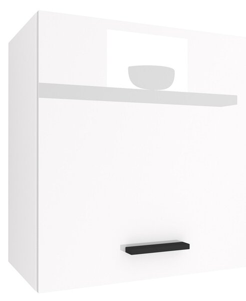 Kuchynská skrinka Belini horná 60 cm biely lesk