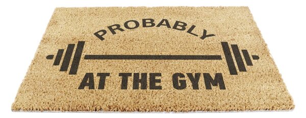 Rohožka z kokosového vlákna 40x60 cm Probably At The Gym – Artsy Doormats