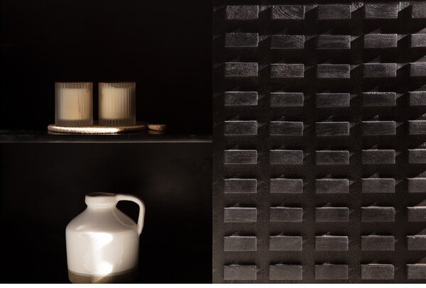 Čierna komoda z mangového dreva 200x80x40 cm Inaya – MOME