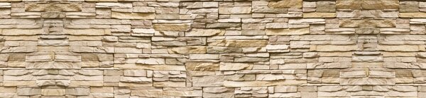 DIMEX | Dibond doska za kuchynskú linku | DBW-26060-259 Béžové prírodné obloženie | 260 x 60 cm