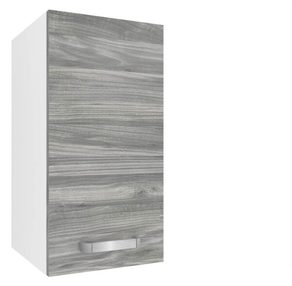 Kuchynská skrinka Belini horná 30 cm šedý antracit Glamour Wood TOR SG30/1/WT/GW1/0/U