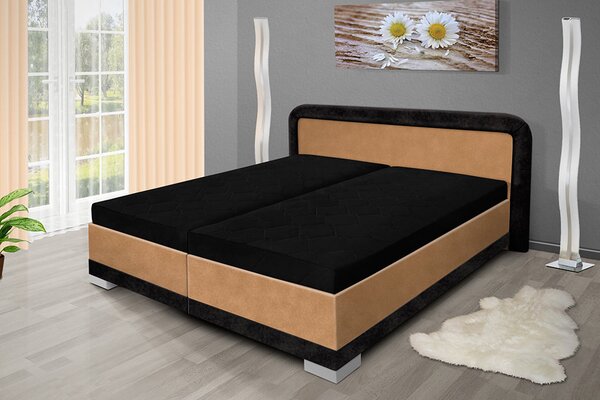Manželská posteľ s úložným priestorom JARO 200x180 Barva: béžová
