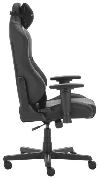 HERNÁ STOLIČKA, vzhľad kože, čierna Dxracer - Kancelárske stoličky