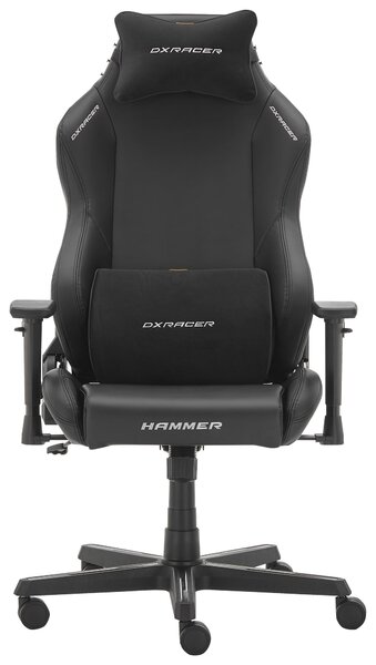 HERNÁ STOLIČKA, vzhľad kože, čierna Dxracer - Kancelárske stoličky