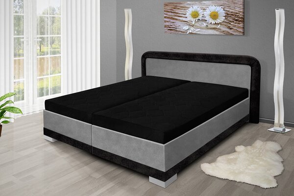 Manželská posteľ s úložným priestorom JARO 200x180 Barva: šedá