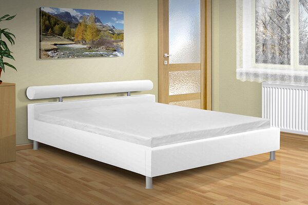 Moderná manželská posteľ Doroty 140x200 cm Barva: eko bílá