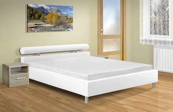 Moderná manželská posteľ Doroty 160x200 cm Barva: eko bílá