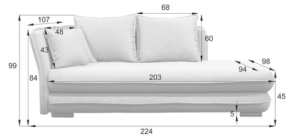 LEŽADLO, textil, zelená MID.YOU - Online Only obývacie izby, Online Only