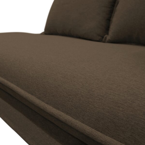 LEŽADLO, textil, hnedá MID.YOU - Online Only obývacie izby, Online Only