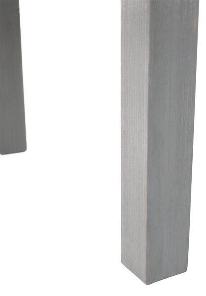 KONDELA Drevená záhradná lavička, sivá, 150 cm, FABLA