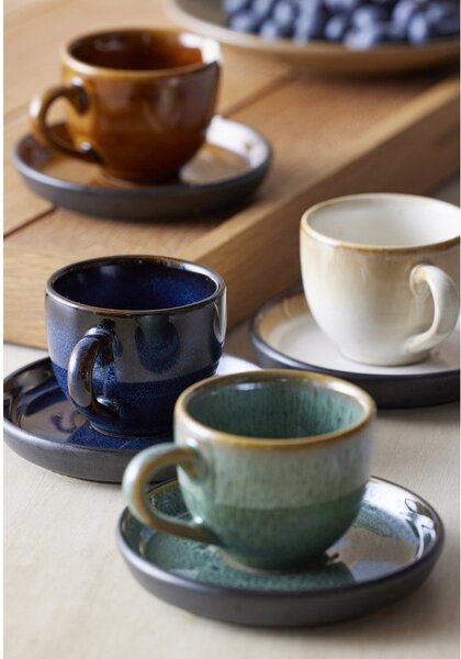 Zelená keramická šálka na espresso 70 ml Gastro Green/Black – Bitz