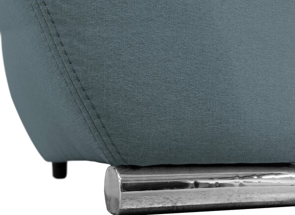 ROHOVÁ SEDAČKA, textil, modrá MID.YOU - Sedačky, Online Only