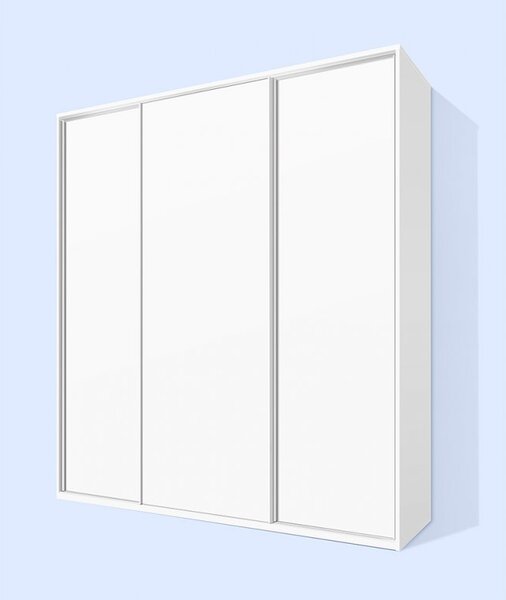Šatníková skriňa s posuvnými dverami Alfa 28 farba lamina: biela 113