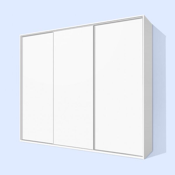 Šatníková skriňa s posuvnými dverami Alfa 35 farba lamina: biela 113