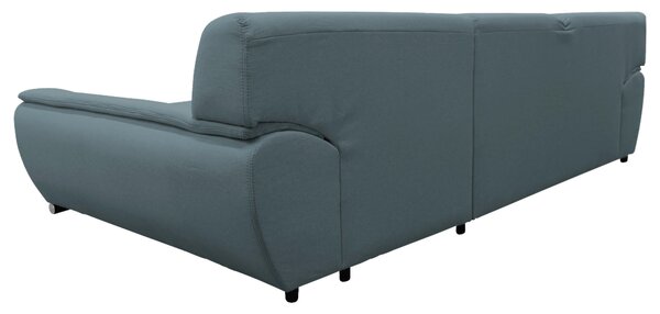 ROHOVÁ SEDAČKA, textil, modrá MID.YOU - Sedačky, Online Only