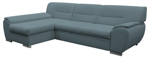 ROHOVÁ SEDAČKA, textil, modrá MID.YOU - Sedačky, Online Only