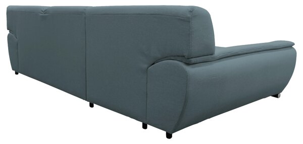 ROHOVÁ SEDAČKA, textil, modrá MID.YOU - Sedačky, Online Only