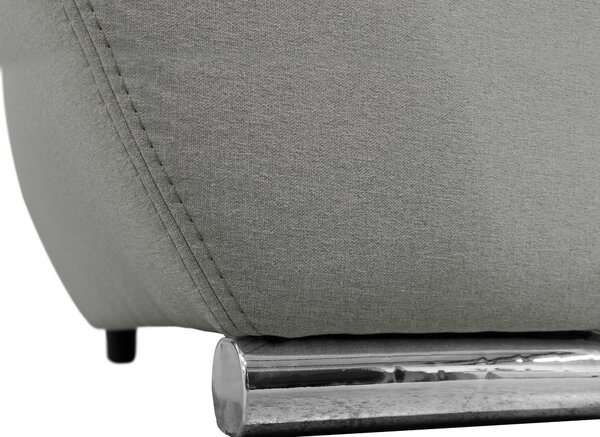 ROHOVÁ SEDAČKA, textil, svetlosivá MID.YOU - Sedačky, Online Only